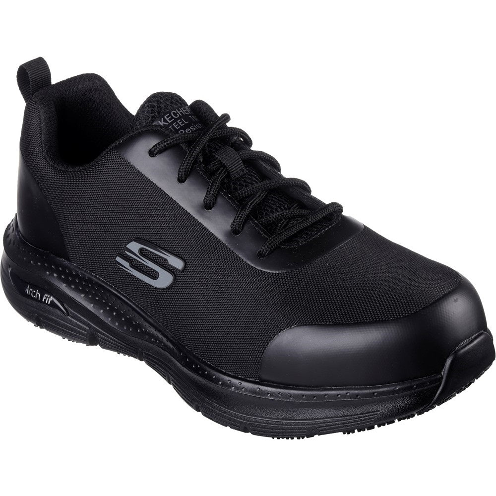 Skechers Work 200086EC ARCH FIT SR  RINGSTAP Black. protexU