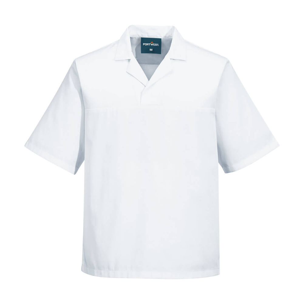 Portwest 2209 Baker's T-Shirt - White - Food Industry, Food Safe, Catering, Bakery, from protexU