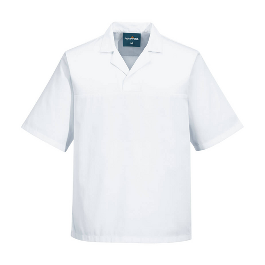 Portwest 2209 Baker's T-Shirt - White - Food Industry, Food Safe, Catering, Bakery, from protexU