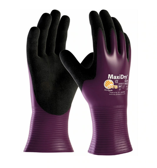 ATG MaxiDry Full Nitrile Coated Work Gloves