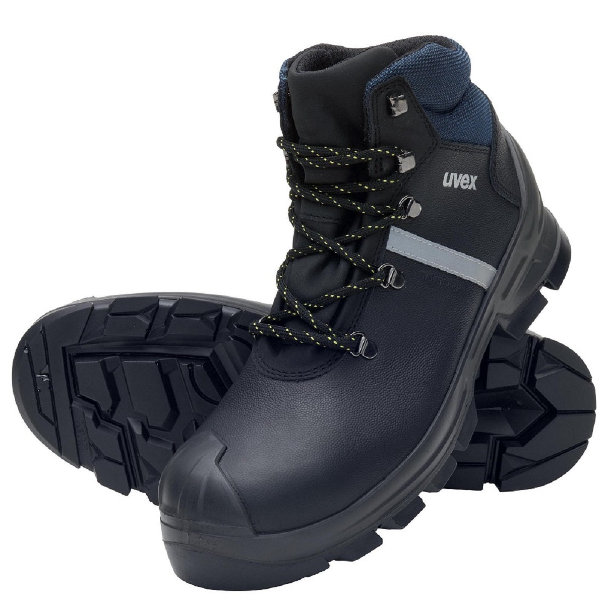 65122 uvex 2 construction leather safety boots S3 SRC protexu pair