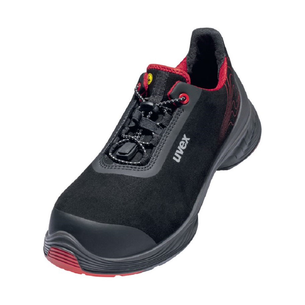 68382 uvex G2 safety trainers black red Metal-Free S3 SRC protexu
