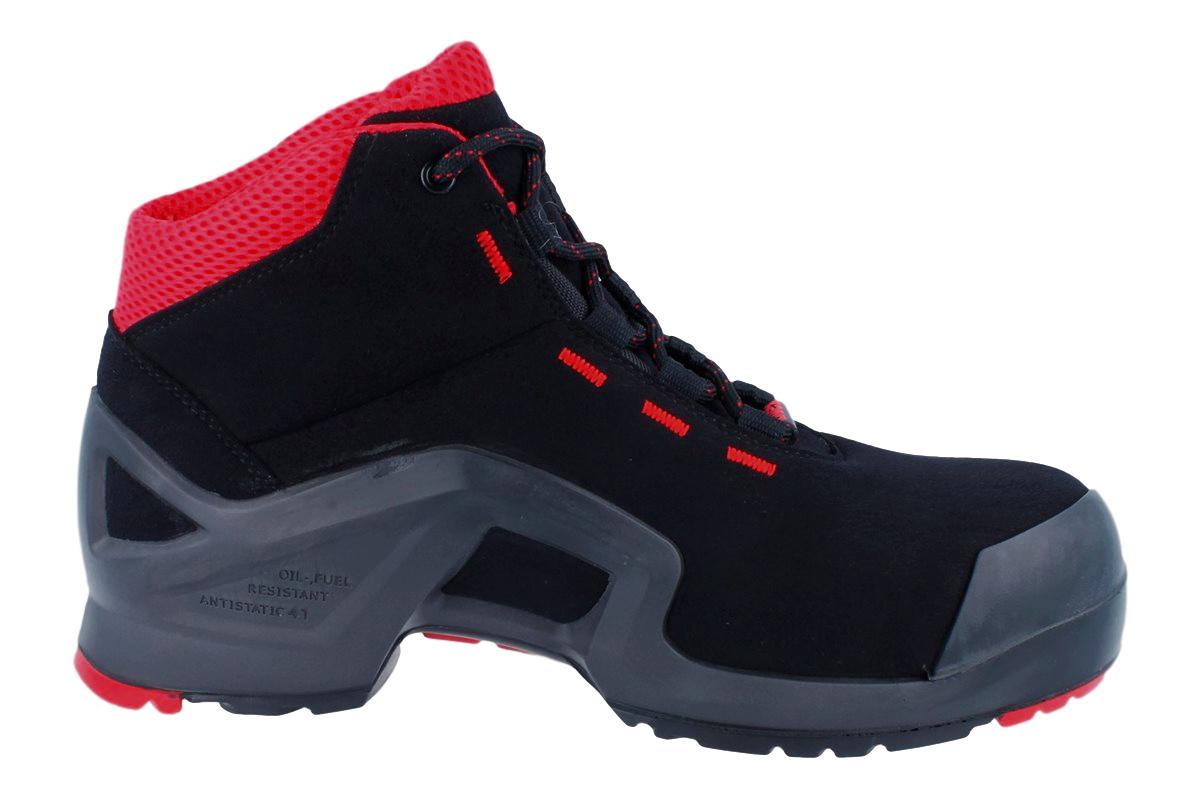 85172 uvex 1 safety boots S3 SRC black red protexu