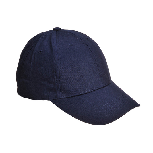 Baseball cap suitable for embroidery and personalisation. Portwest baseball cap. protexU