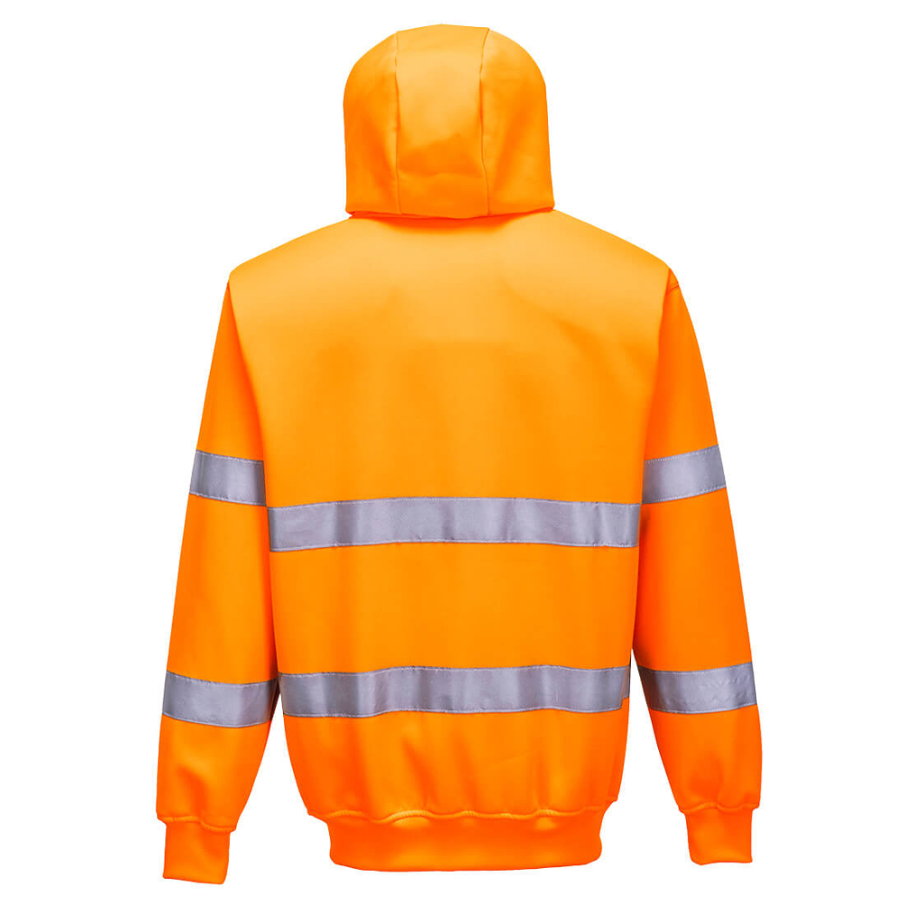 Portwest Hi-Vis Zipped Hoodie B305 - Orange