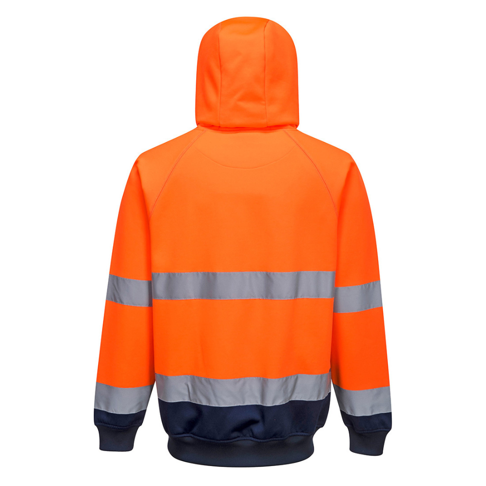 Portwest B316 - Hi-Vis Contrast Hoodie
Orange/Navy protexU