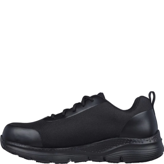 Skechers Arch Fit Ringstap Safety Trainer S3 SRC ESD Black