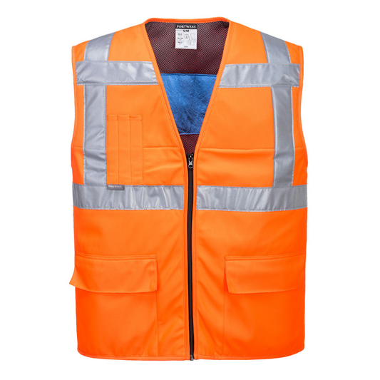 Portwest Hi-Vis Cooling Vest CV02 Orange
