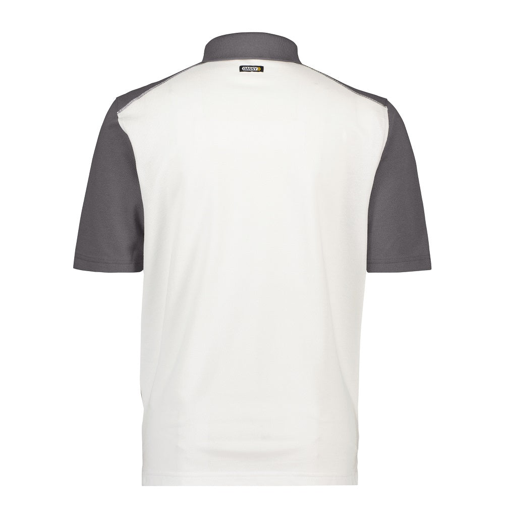 Dassy Cesar Painters Polo Shirt For Painters, Decorators and Plasterers. Back View. protexU