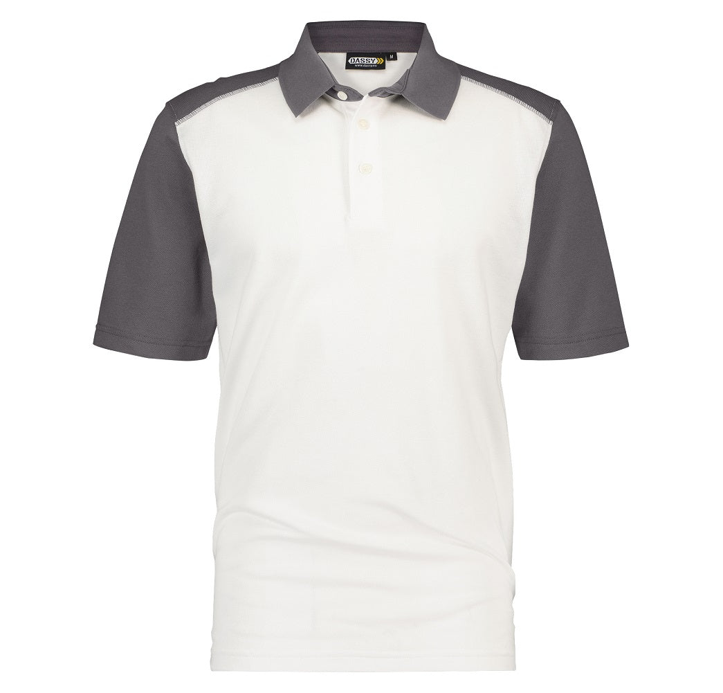 Dassy Cesar Painters Polo Shirt For Painters, Decorators and Plasterers. Front View. protexU