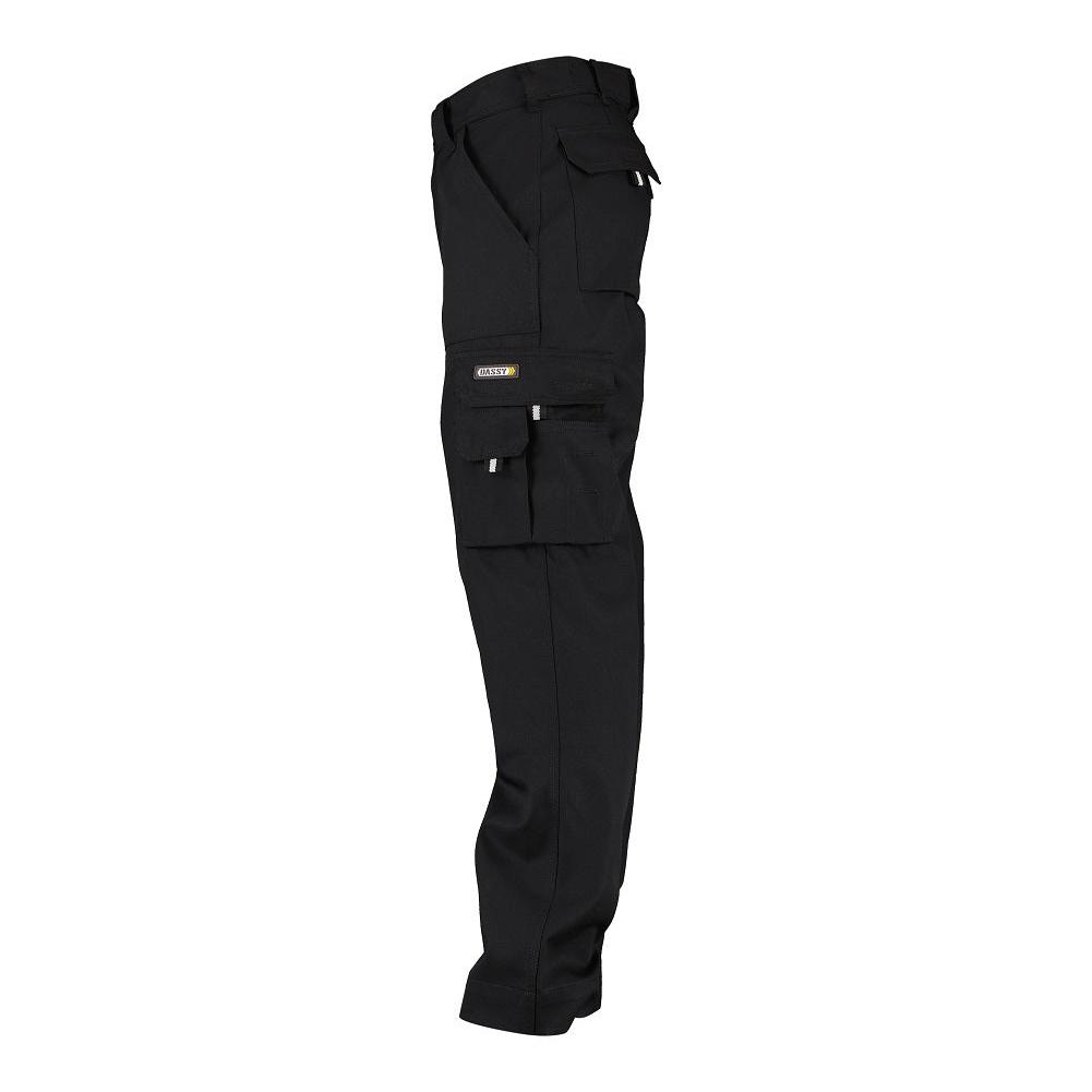 Dassy Liverpool Work Trousers. Black, Cargo, Pants, Workwear, protexU