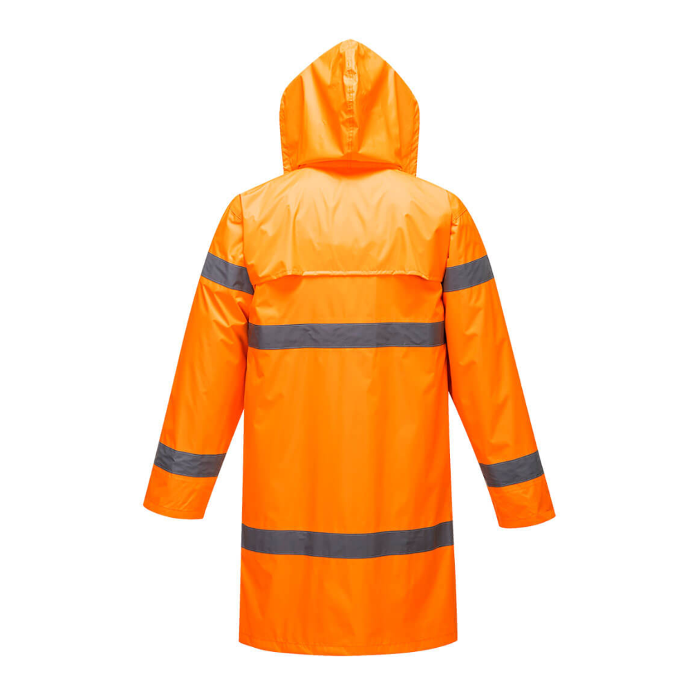 Long Length Hi Vis Raincoat Orange Portwest. protexU