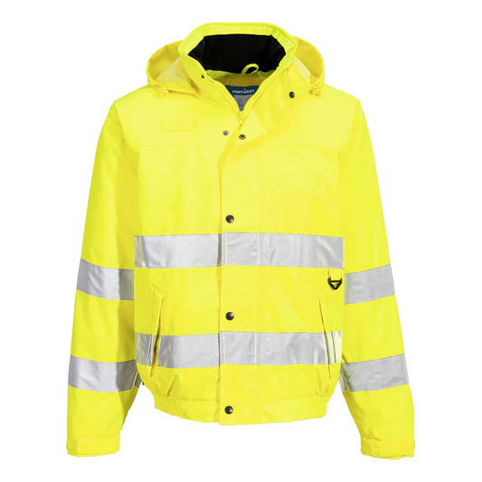 Portwest Hi-Vis Rain Lite Bomber Jacket Yellow