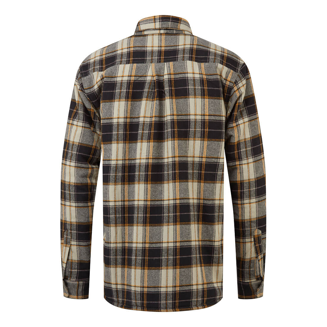 Portwest Sherpa Lined Check Shirt - Brown