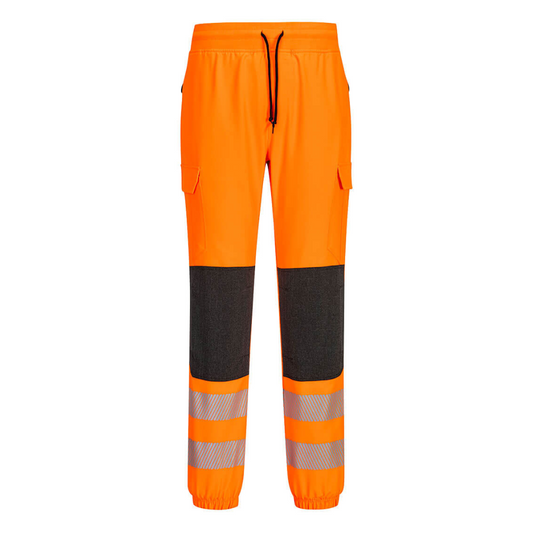 Hi Vis Work Joggers Orange Portwest KX346, protexU