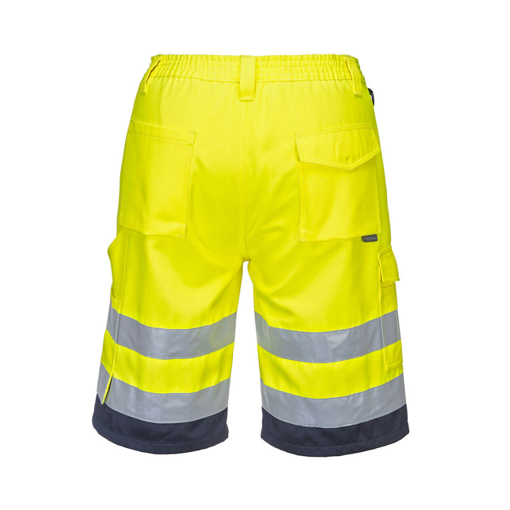 Portwest Hi-Vis Lightweight Polycotton Work Shorts - L043