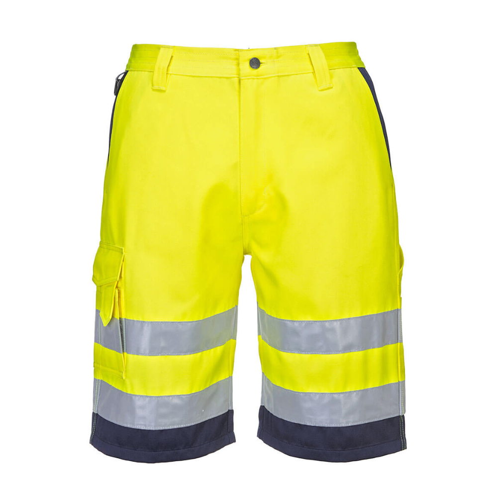 Portwest Hi-Vis Lightweight Polycotton Work Shorts - L043