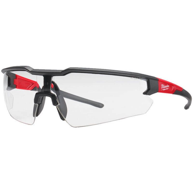 Milwaukee Safety Glasses Clear Lens Anti Fog Anti Scratch Enhanced Safety protexU