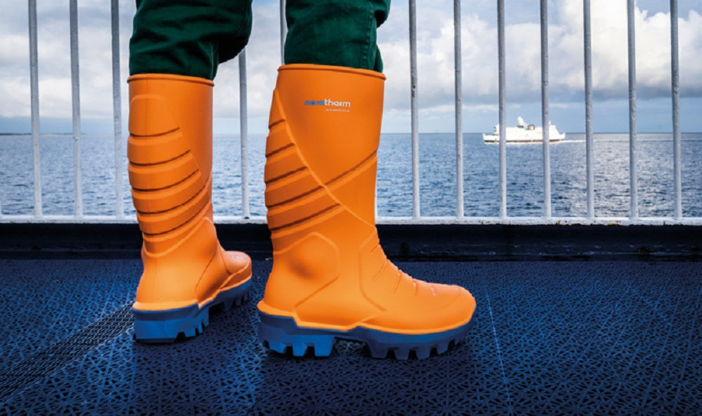 Nora NoraTherm Safety Wellies S5 Orange. Steel Toecap. Farming, Landscaping, Construction. protexU