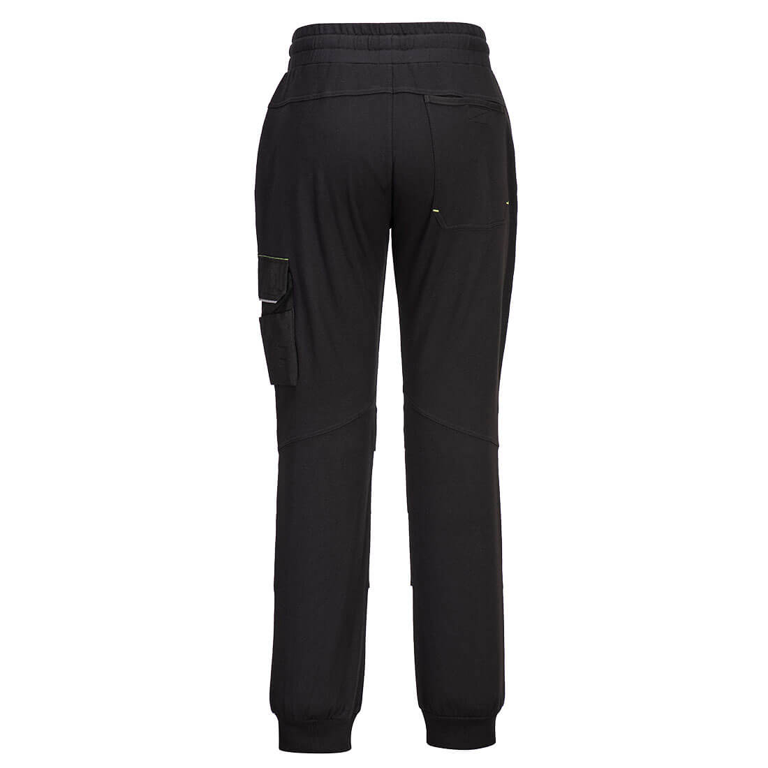 Black Work Joggers with Knee Pad Pockets from Portwest. protexU