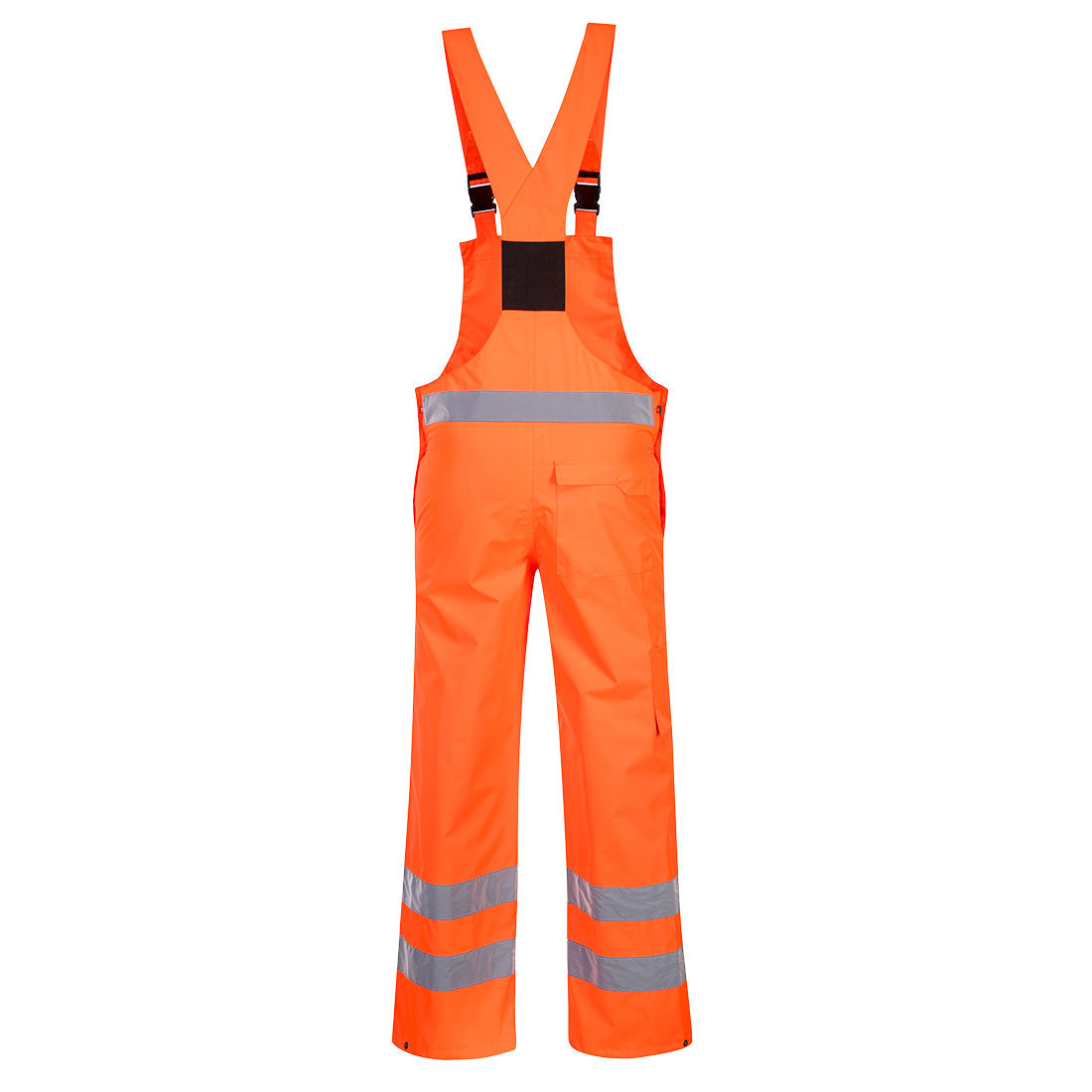 Portwest Hi-Vis Waterproof Breathable Bib & Brace Orange. protexU