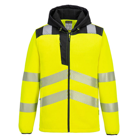 Portwest Yellow Hi-Vis Technical Fleece PW335. protexU
