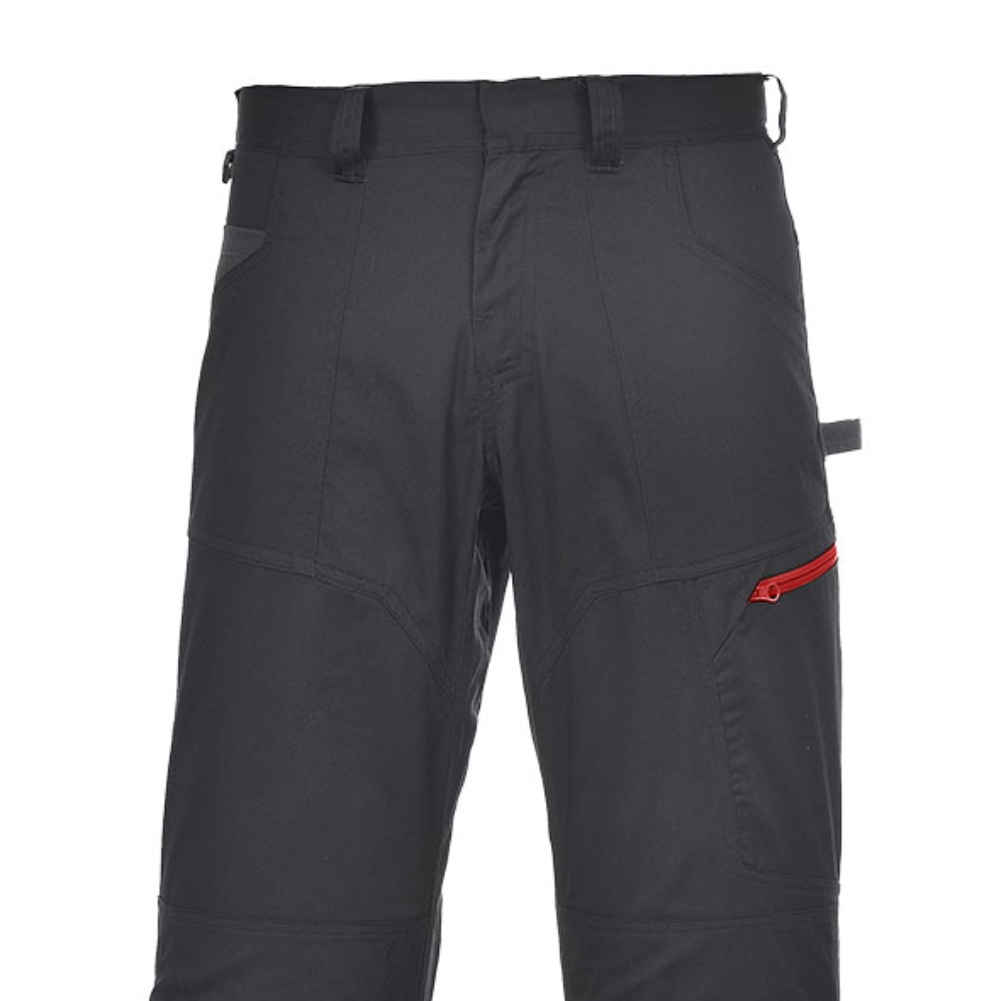 PW2 Black Work Trousers Portwest from protexU