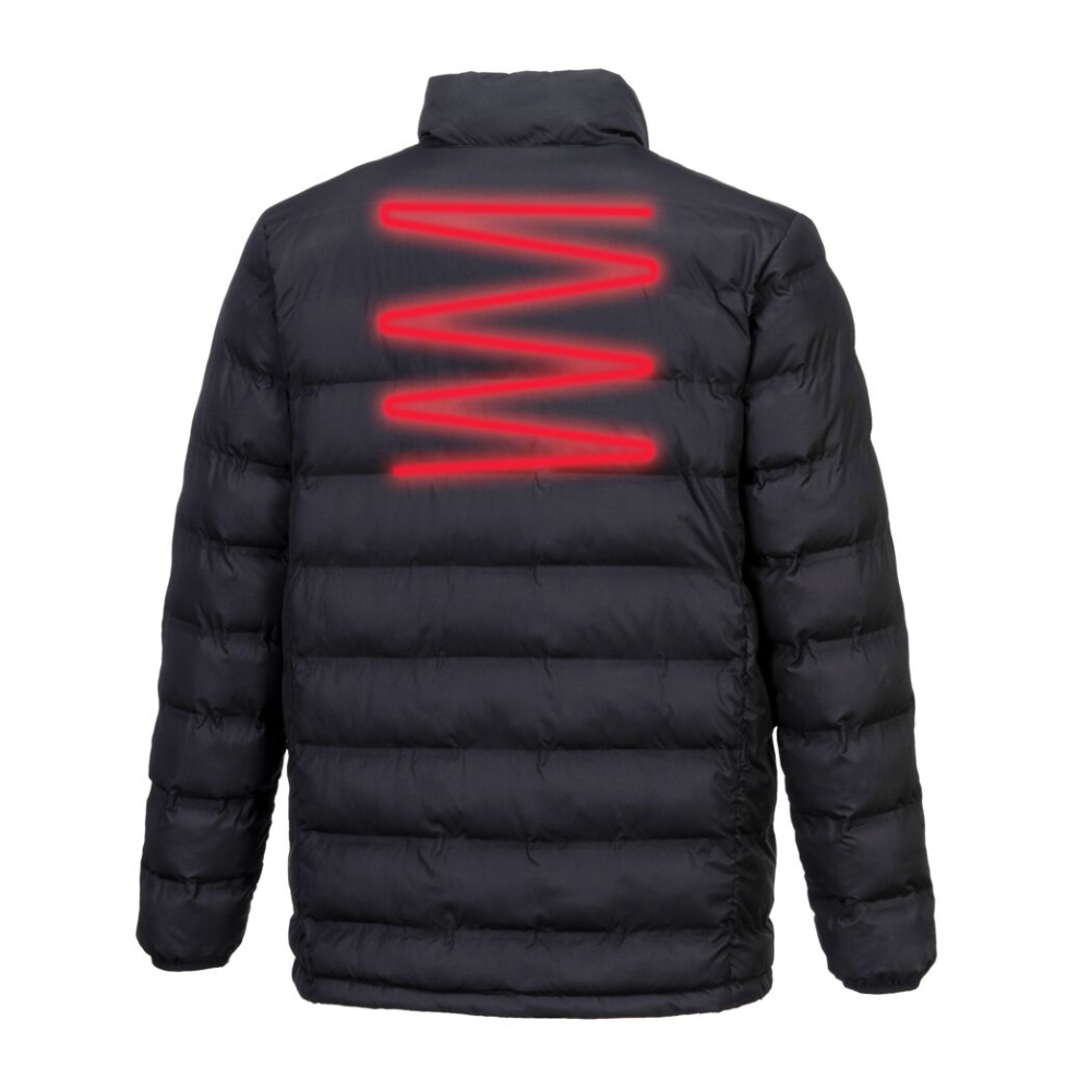 Portwest Ultrasonic Heated Tunnel Jacket - Black