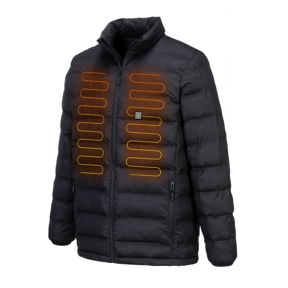 Portwest Ultrasonic Heated Tunnel Jacket - Black