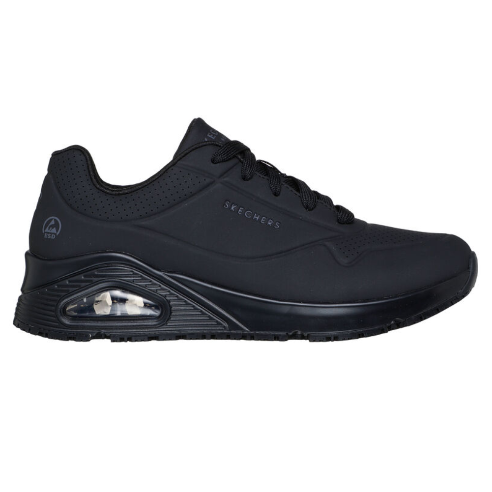 Skechers Uno Work Occupational Safety Shoe Black protexU