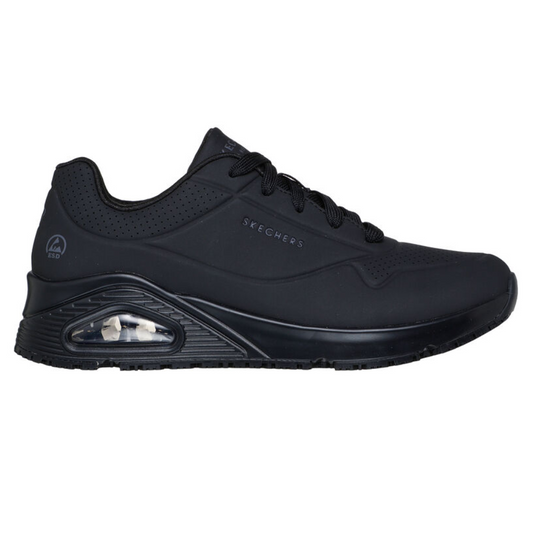 Skechers Uno Work Occupational Safety Shoe Black protexU