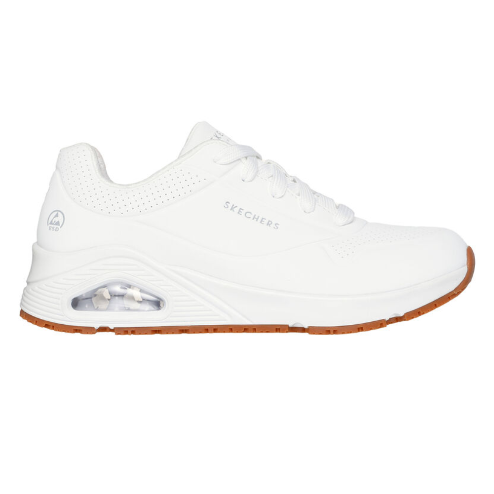 Skechers UNO Work Occupational Safety Shoe White - Women's Work Shoe protexU