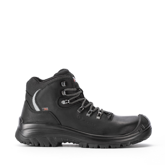 Sixton Safety Boots Corvara H-Dry Waterproof Black Nubuck Leather