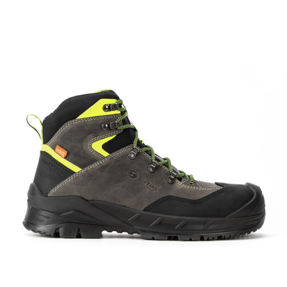 Lace up nubuck leather work safety boot, Sixton Gardina, D30 safety boot, protexU