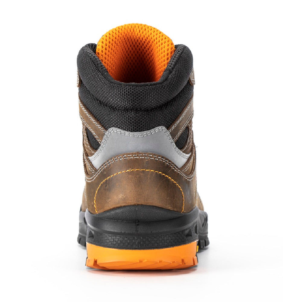 Sixton Tonale Waxy Brown Leather Safety Boots S3*CI HRO HI SRC. protexU