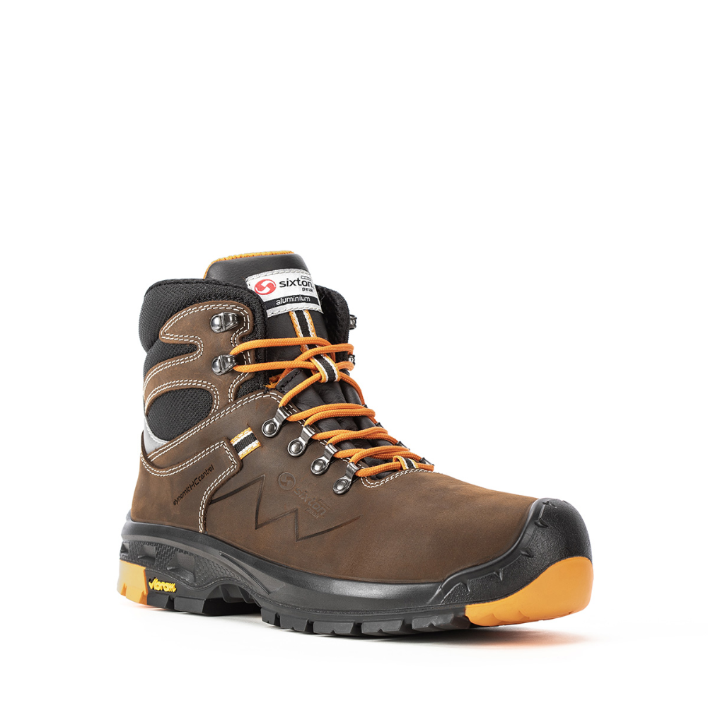 Sixton Tonale Safety Boots Waxy Nubuck Leather Vibram Sole