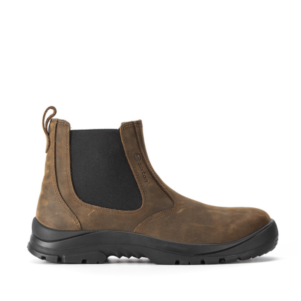 Sixton Dealer Boots Greased Nubuk Leather - S3 SRC Metal-Free