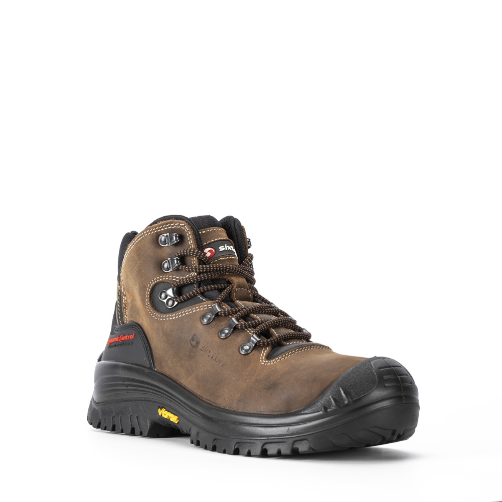 Sixton Stelvio Safety Boots Waxy Nubuck Leather Vibram Sole