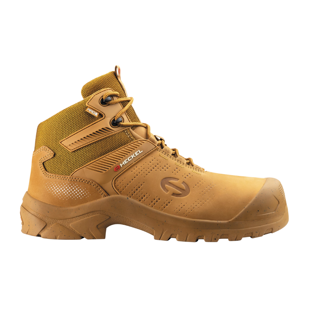 Heckel MACCROSSROAD 3.0 Safety Boots Tan Leather High S3S – protexU