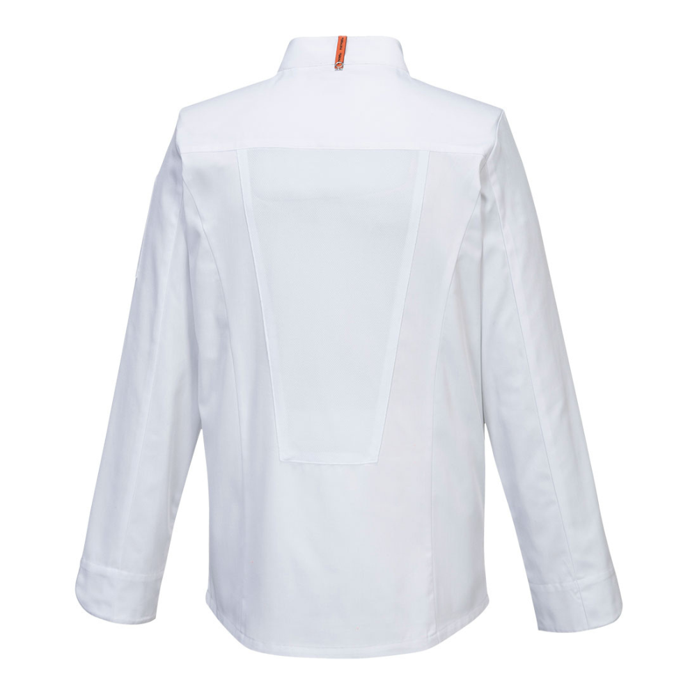 PortWest Mesh Air Pro Chef's Jacket - Black or White