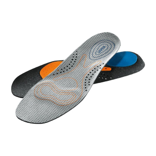 uvex Hydroflex 3D Gel Comfort Insoles Shock absorption zones. Size 3-14