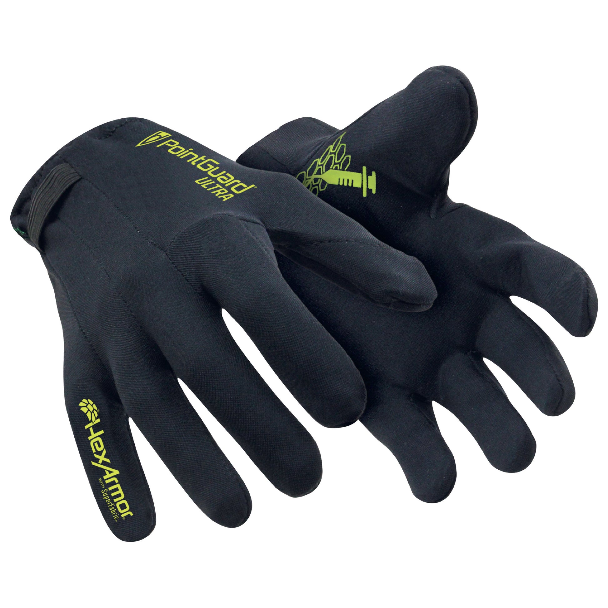 Hexarmor PointGuard needlestick gloves, sharps-resisiant, highest level cut resistance. protexU