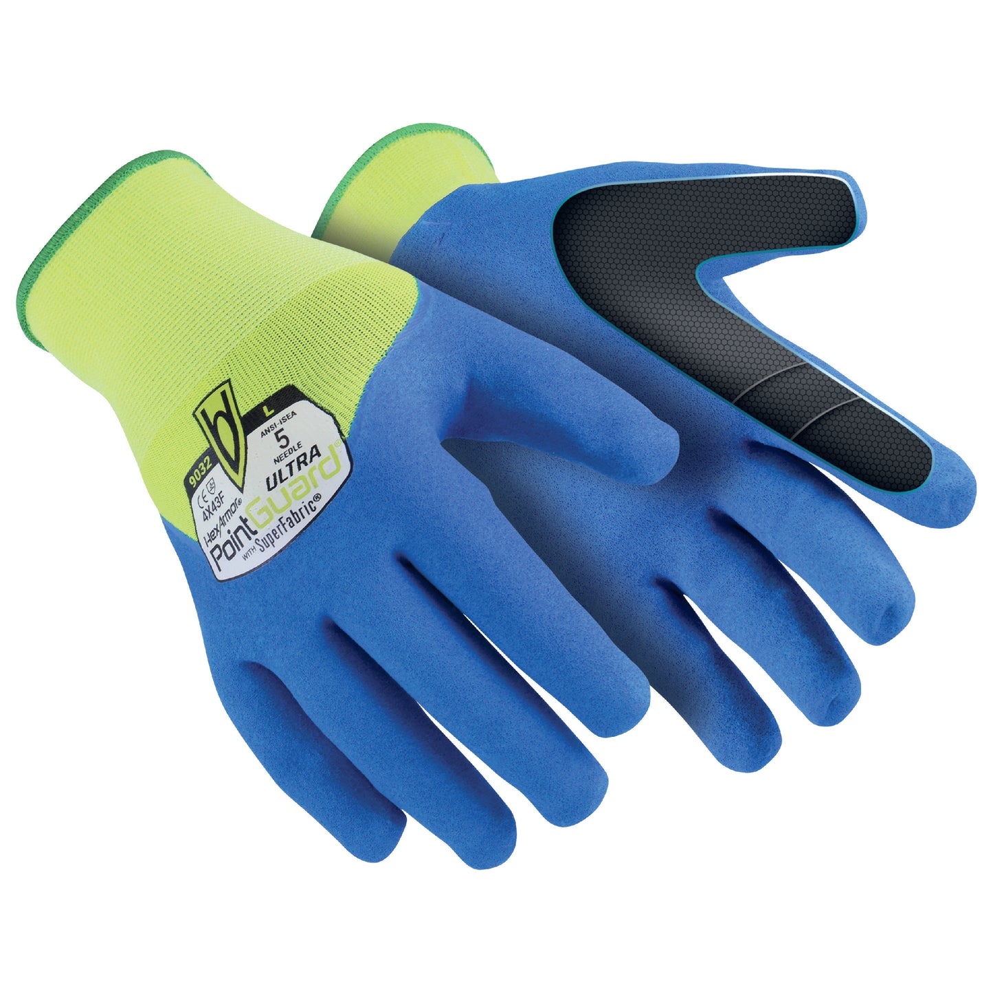 Hexarmor PointGuard needlestick gloves. Sharps resistant gloves, Facilities Management protexU