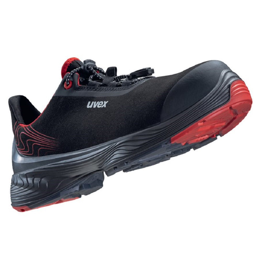 68382 uvex G2 safety trainers black red Metal-Free S3 SRC protexu