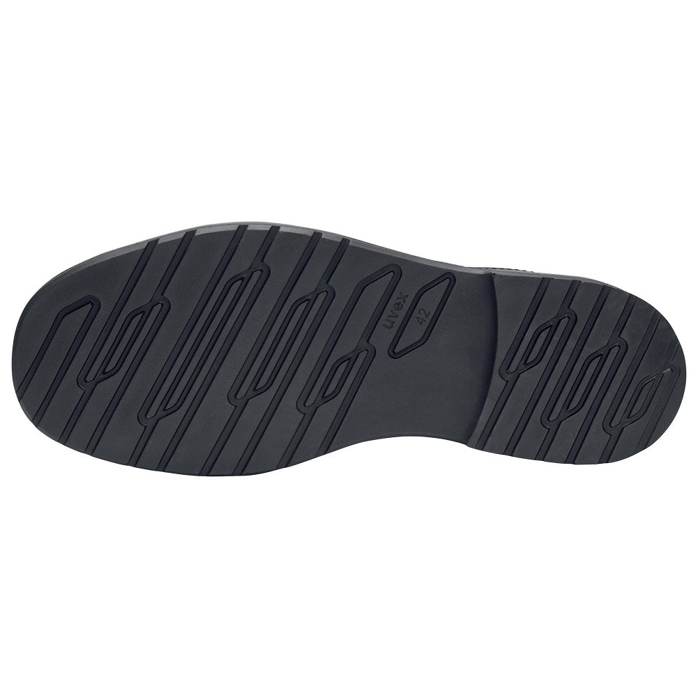 uvex 1 business Black Leather Steel Toe Capped Mens Safety Business Shoes 84482 Sole protexU