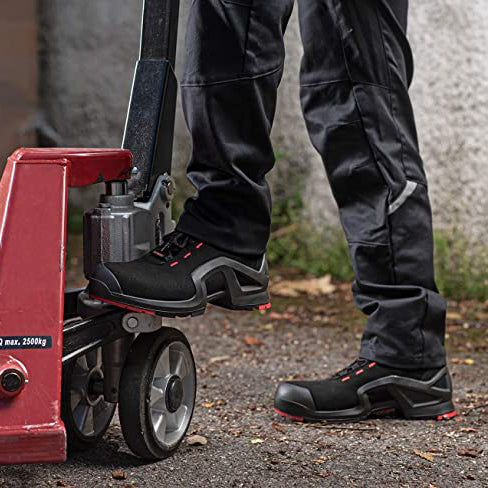 85172 uvex 1 safety boots S3 SRC black red protexu