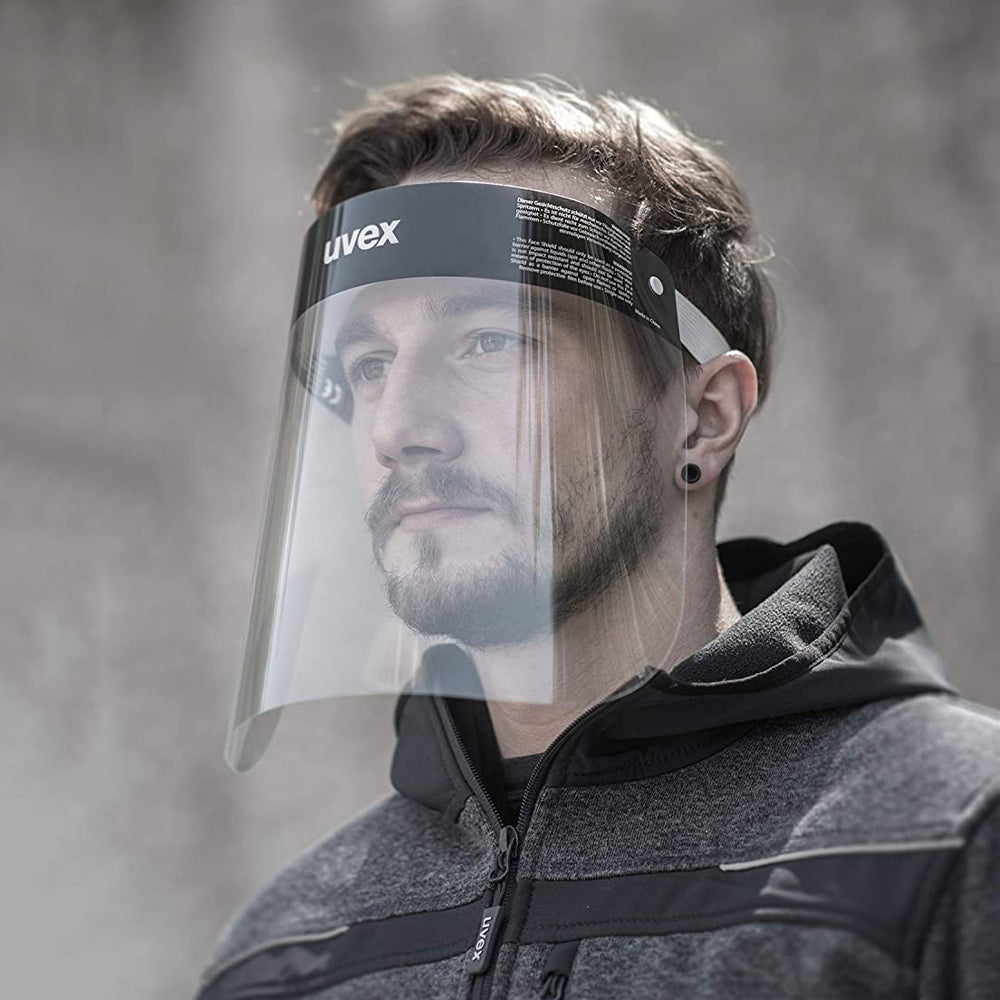 uvex facemask, shield,visor,cleaning wipes,lens cleaner. protexU