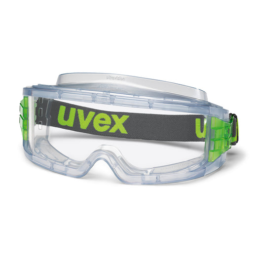 uvex ultravision Safety Goggles 9301105 Anti-Fog Anti-Scratch Clear Lens