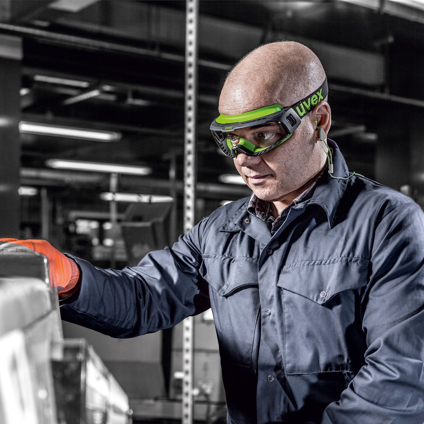 uvex u-sonic Compact Safety Goggles Clear Lens