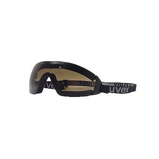 uvex jockey goggles. Brown tinted lenses, elasticated headband. Horse-riding, airsoft, motorcycle goggles. protexU
